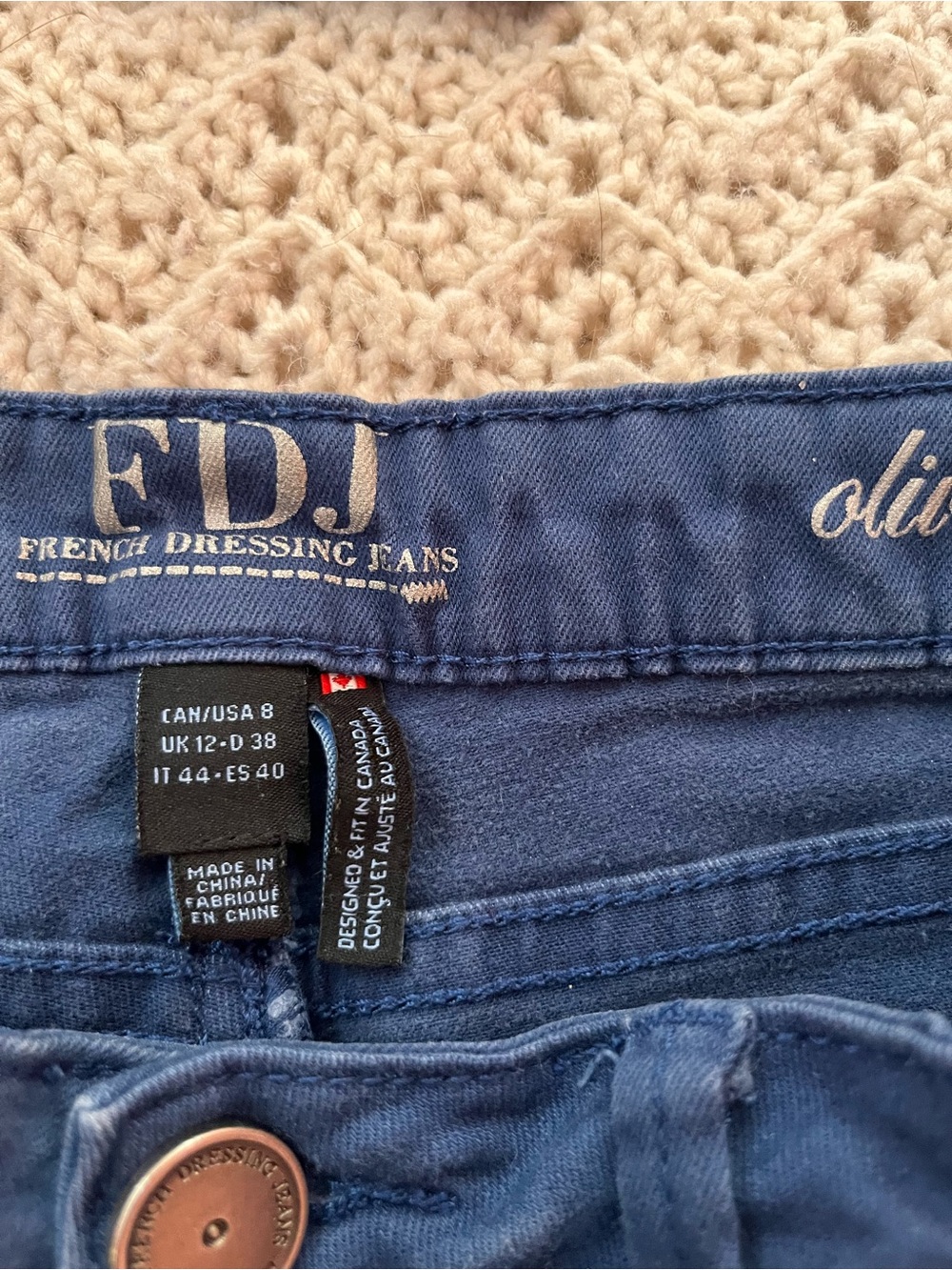 FDJ (French Dressing Jeans) Blue Denim shorts